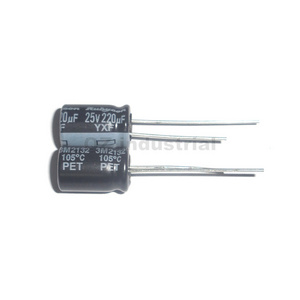 QZ Original D8xL11.5mm 220uF 25V Radial Lead Aluminum Electrolytic Capacitors 25YXF220MEFC8X11.5