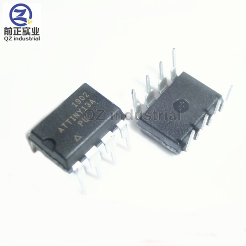 QZ original ATTINY13 IC MCU 8BIT 1KB FLASH DIP8 ATTINY13A ATTINY13A-PU