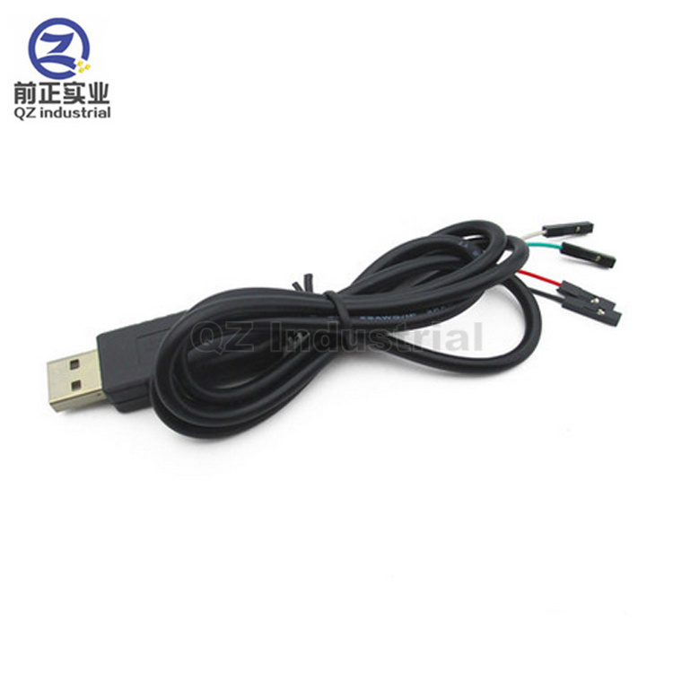 QZ 1m 4p 4pin RS232 Converter PL2303 PL2303HX USB to UART TTL module download data Cable