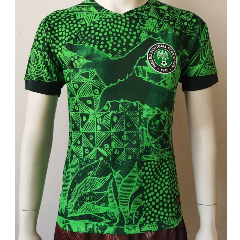 Player version Qatar Algeria Nigeria Ghana Brazil football jersey