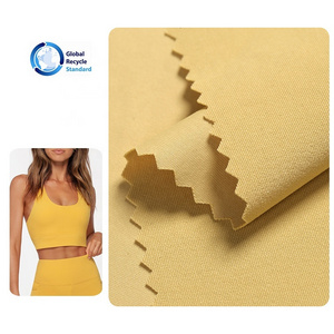 Manufacturers supply Hot Sale Summer New Product Solid Color 4 Way Stretch Elastic Recycled Yoga Wear Knit Athletic Fabric