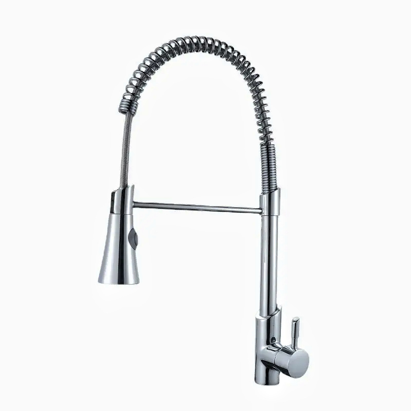 Single Lever Rustic Down Brass Purifier  Down Adjustable Telescopic Kitchen Sink Faucet