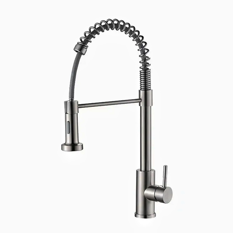 Single Lever Rustic Down Brass Purifier  Down Adjustable Telescopic Kitchen Sink Faucet