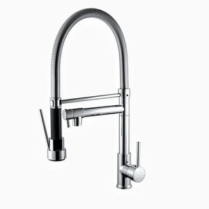 Folding Faucet Kitchen Down Wall Mount Brass Stainless Steel Flexible Modern  With Accessories