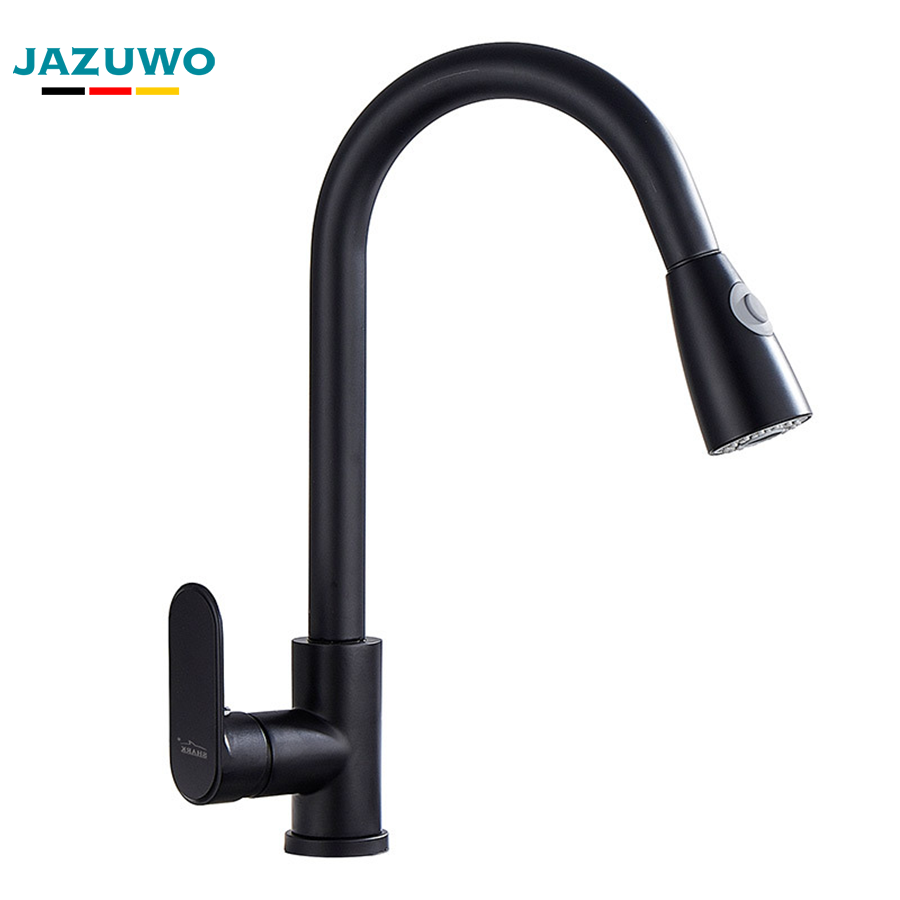 Single Handle Brass Kitchen Sink Faucet Deck Mounted Kitchen Faucets