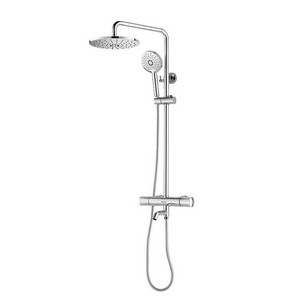 Modern brass thermostatic lcd shower faucet set temperature shower pipe sets new style