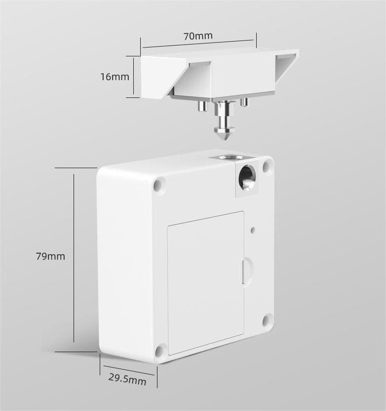 RFID 13.56mhz Cabinet Lock RFID Invisible Locker Lock Hide Under Table Rfid Drawer Lock