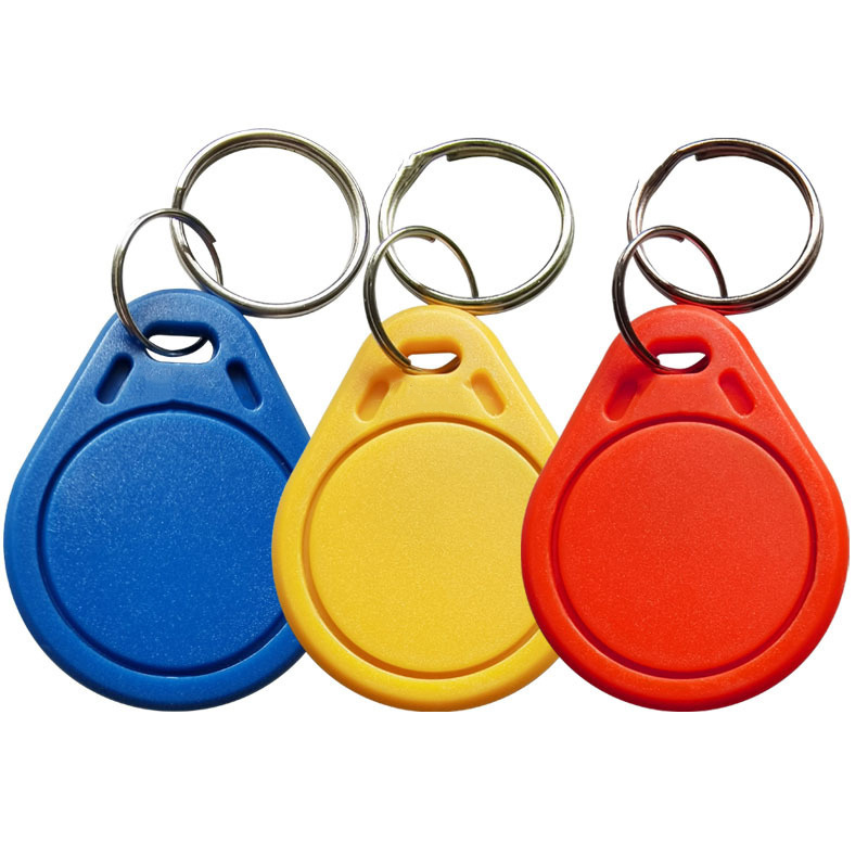 Logo Printing RFID 13.56Mhz Keyfobs Memory 1K Keychain For Access Control