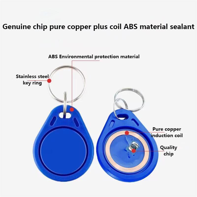 Logo Printing RFID 13.56Mhz Keyfobs Memory 1K Keychain For Access Control