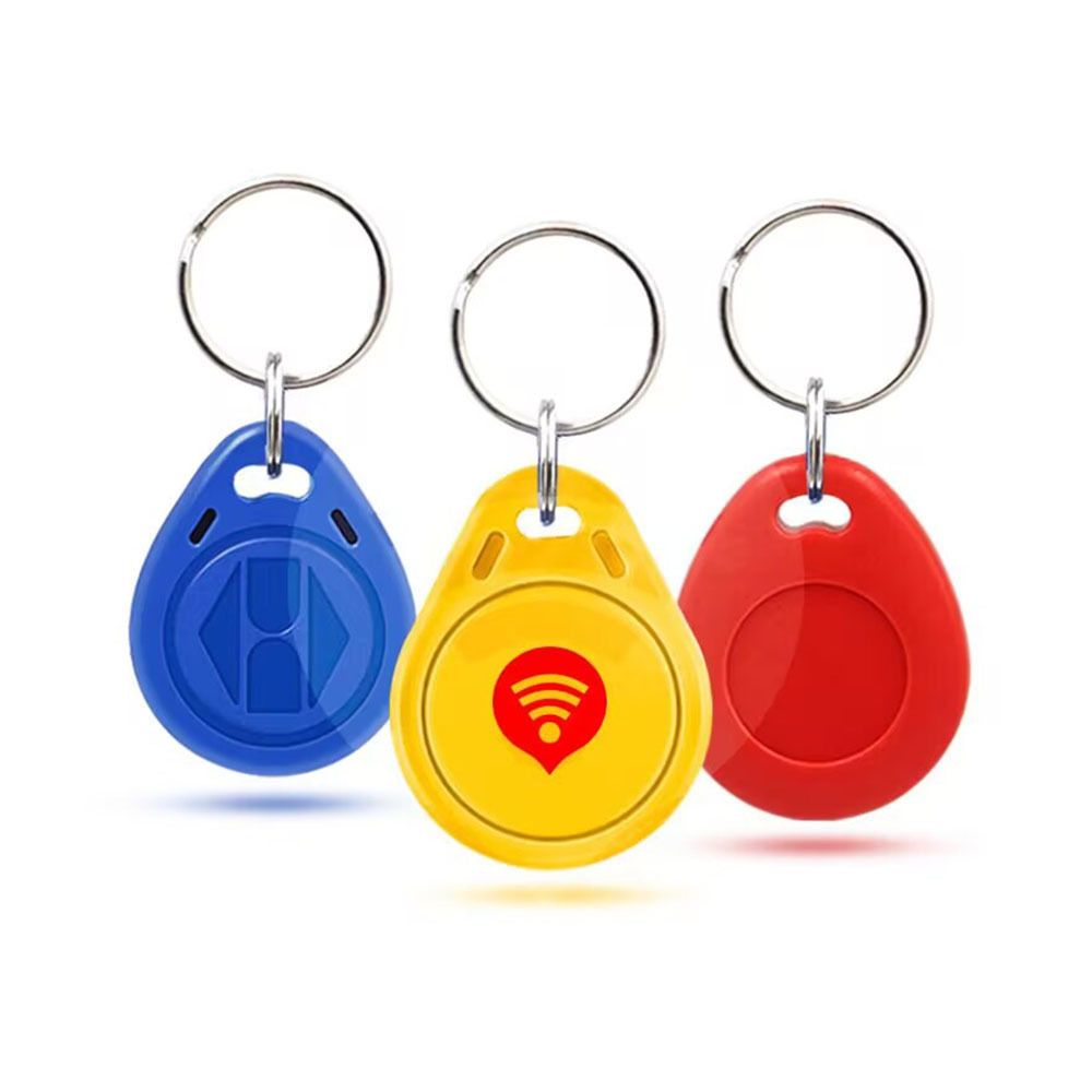 Logo Printing RFID 13.56Mhz Keyfobs Memory 1K Keychain For Access Control