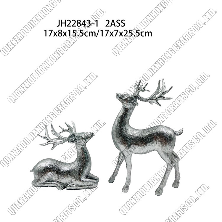 Creative Nordic Modern Reindeer Table Top Ornaments Gift Minimalist Christmas Deer Home Decorating Products