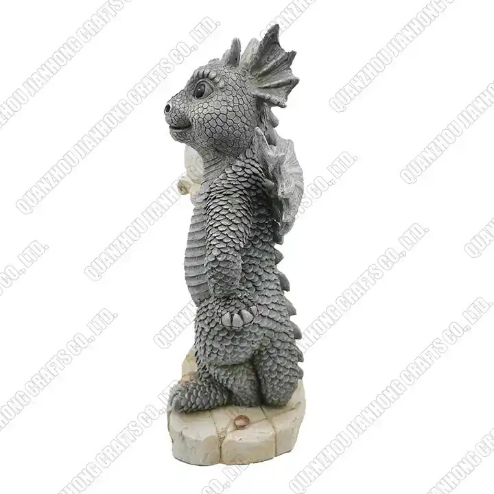 Wholesale resin dinosaur solar light dinosaur statue garden decoration