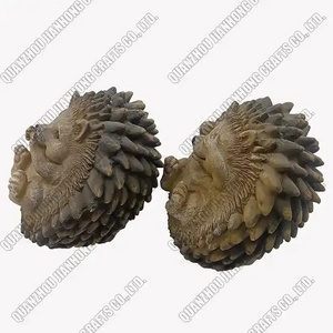 Animal Decor Statues Resin Fairy Garden Sculptures Mini Hedgehog Figurine