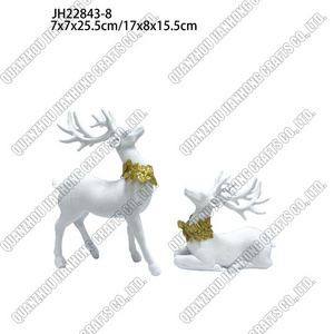 Creative Nordic Modern Reindeer Table Top Ornaments Gift Minimalist Christmas Deer Home Decorating Products