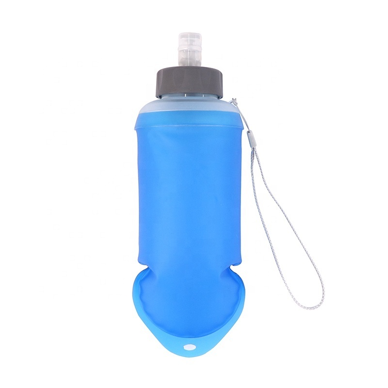 Oem/Odm 500Ml BPA Free Running PP Cover Foldable Rotary Switch Bite Valve TPU Water Bottle