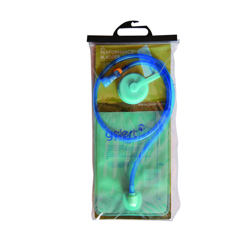 1L TPU water storage bladder drinking bag with tube cover