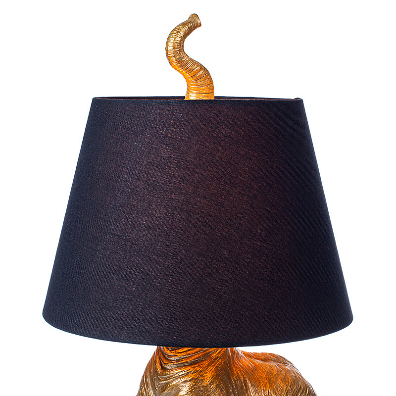 Professional Manufacture Elephant Shape Design Resin Home Living Room Decor Table Lamps