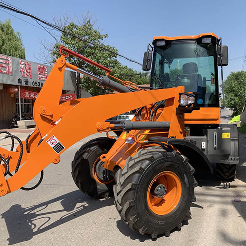 2023 China New 1.55ton Tractor Loader Joystick Operation Small Wheel Loader For Sale