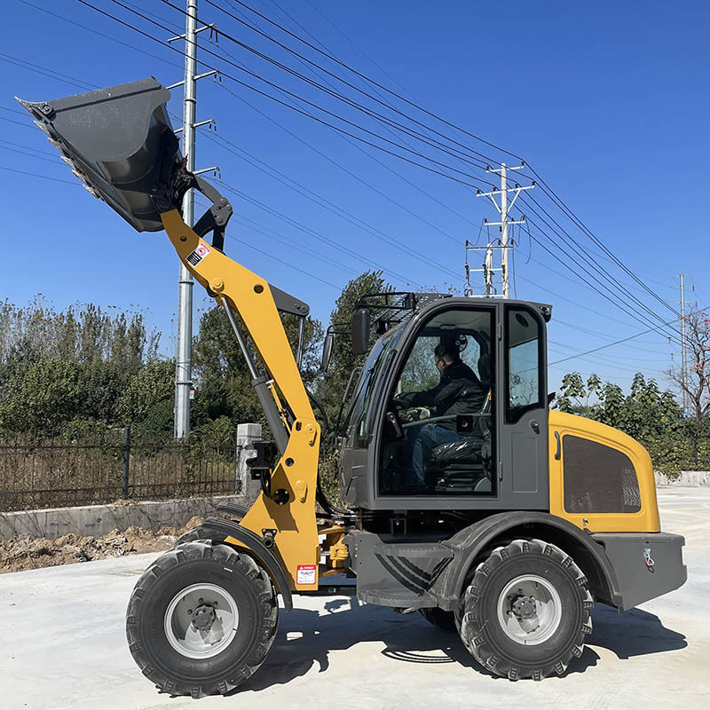 2023 China New 1.55ton Tractor Loader Joystick Operation Small Wheel Loader For Sale