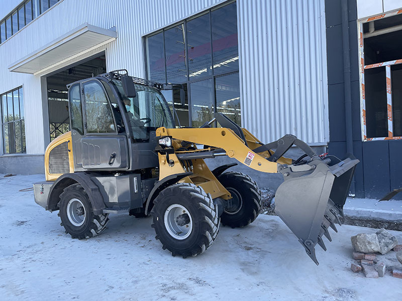 2023 China New 1.55ton Tractor Loader Joystick Operation Small Wheel Loader For Sale