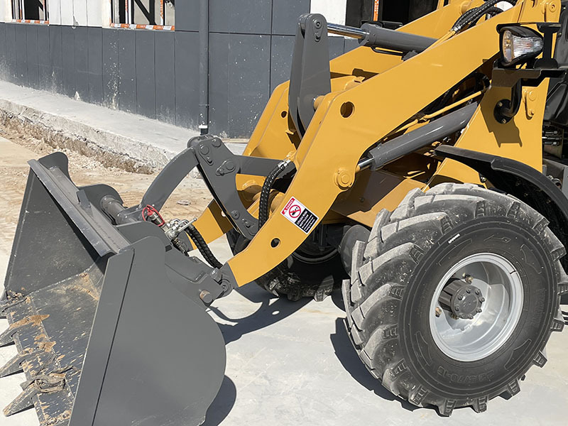 2023 China New 1.55ton Tractor Loader Joystick Operation Small Wheel Loader For Sale