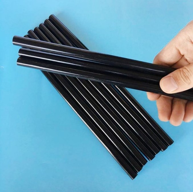 Hot Glue Gun Sticks 11mm by 300 mm Hot Melt Glue Sticks for DIY Art Craft, Black