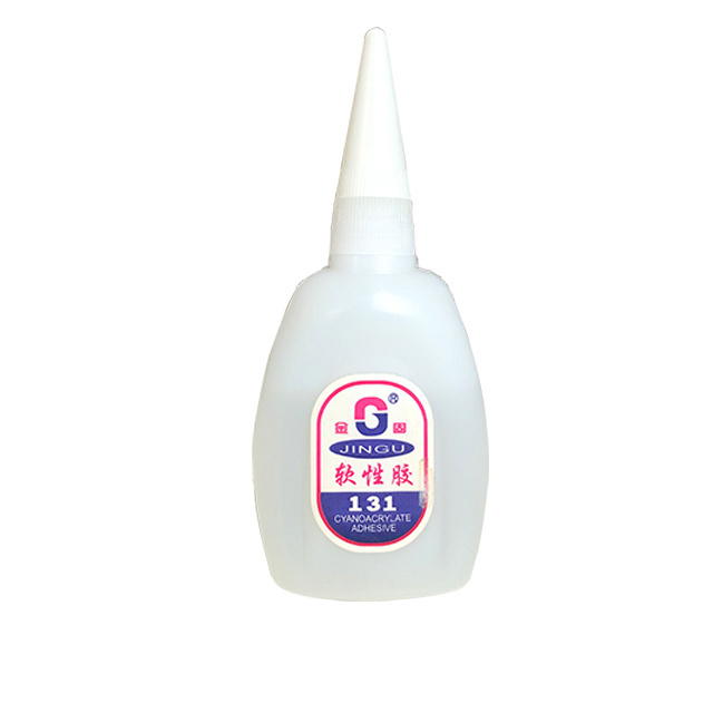 Jingu 131 soft shoe repair special glue low whitening strong shoe repair glue universal glue 25g