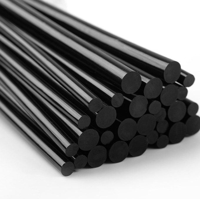 lot 11mmx300mm DIY Hot Melt Glue Sticks Black Color for Hot Melt Gun Car Audio Craft General Purpose