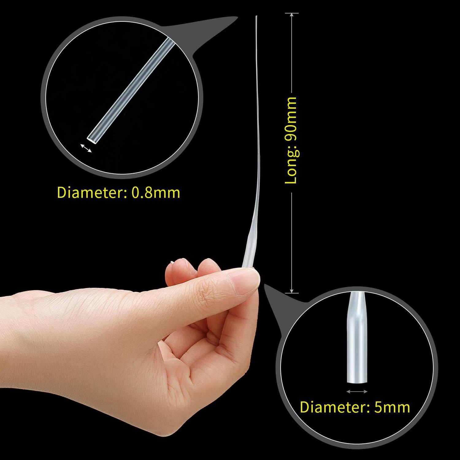 Plastic Glue Bottle Tips Glue Extender Precision Applicator for Crafting, Lab Dispensing, Adhesive Dispensers