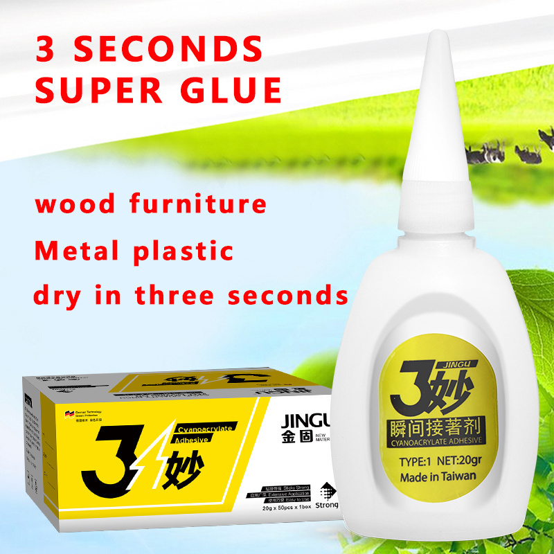 Super Glue Ultra Gel Control Clear Superglue for Plastic Wood Metal Crafts Repair Cyanoacrylate Adhesive Instant Glue Quick Dry