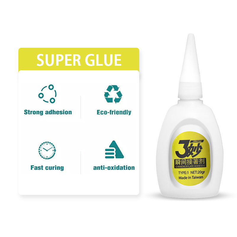 Super Glue Ultra Gel Control Clear Superglue for Plastic Wood Metal Crafts Repair Cyanoacrylate Adhesive Instant Glue Quick Dry