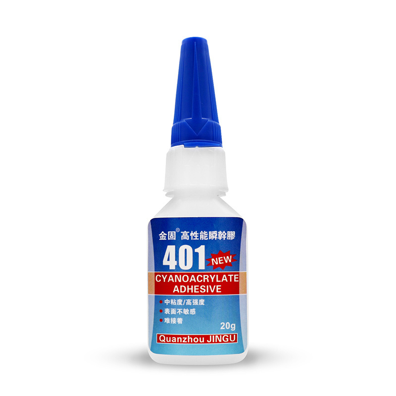 401 Super Glue Ultra Gel Clear Super glue For Plastic Wood Metal Crafts & Repair Cyanoacrylate Adhesive Instant Glue 20g