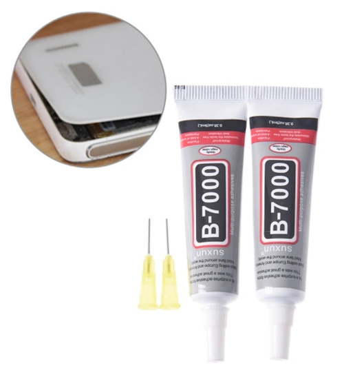 B-7000 Glue Clear for Semi Fluid High Viscosity Glues for Clothes Shoes Fabric Cell Phones Screen Repair Metal Stone Nail