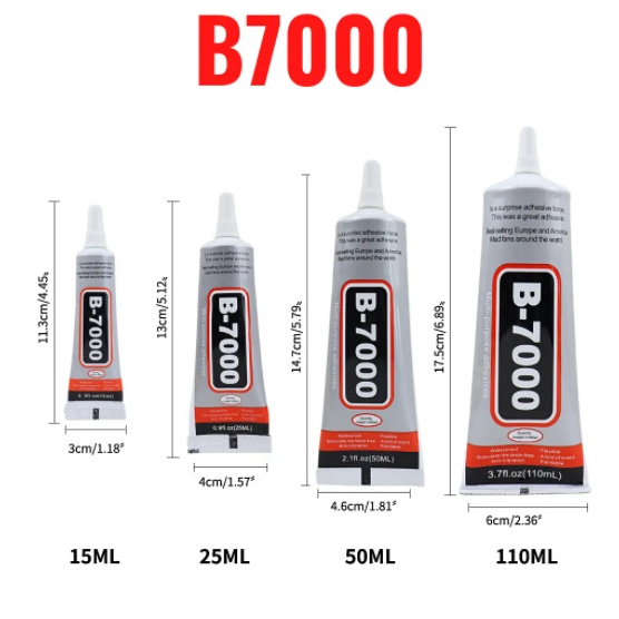 Glue Glass 15ml B7000 Needle Jewelry Tools Gum Repair Point Diamond Day Mobile Phone Screen Super glue B-7000 Adhesive