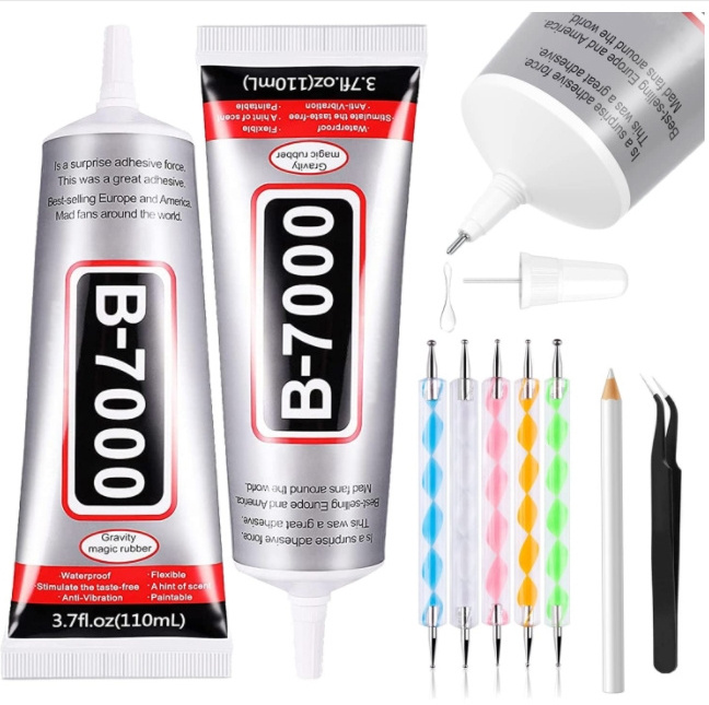 B7000 Glue Clear Craft Glue for Jewelry for Rhinestone Bead Super Glue Cell Phone Screen Repair Metal Stone Nail Art