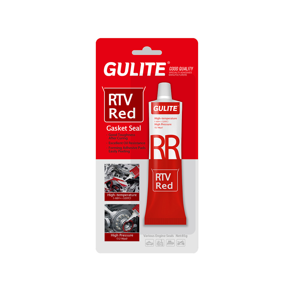 red All-Purpose RTV Silicone Sealant and Adhesive 85g