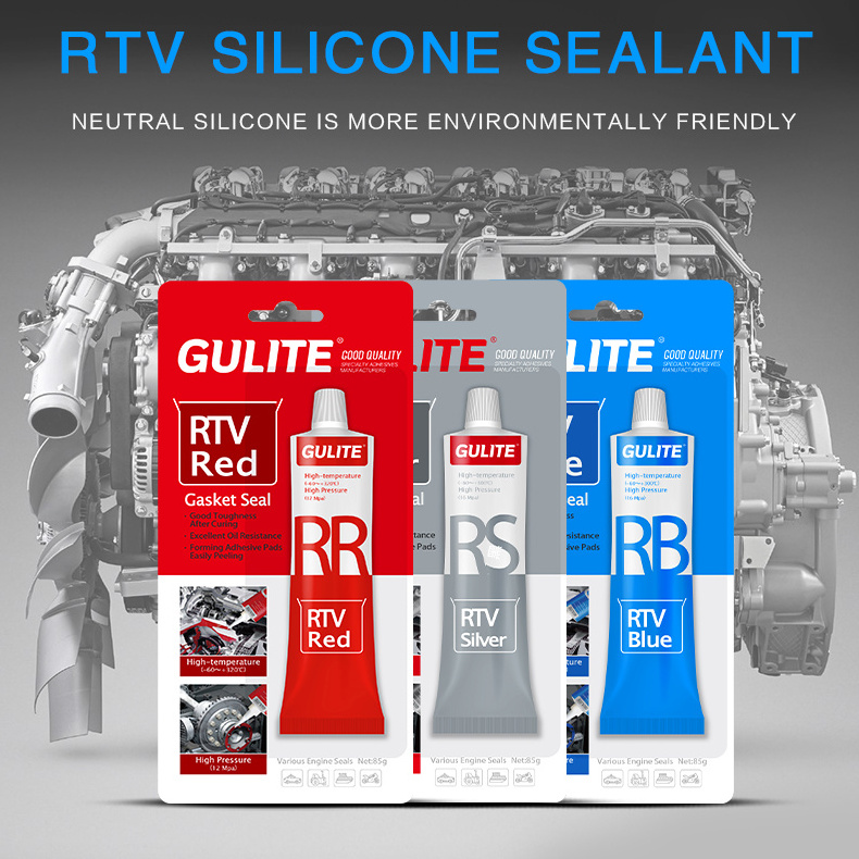 Blue Glue High Temperature Resistant Gasket-free Sealant for Vehicle Engine Oil Pan Sealant Car Engine Rtv Silicone Motorcycle