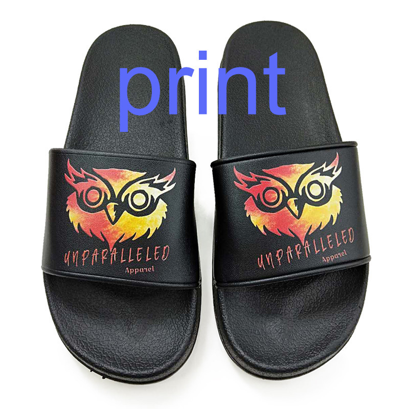 Custom Logo Blank Slide Bulk Sandals And Slippers Slides With Kids Sheet Transfer Slipper For House Printed slippers