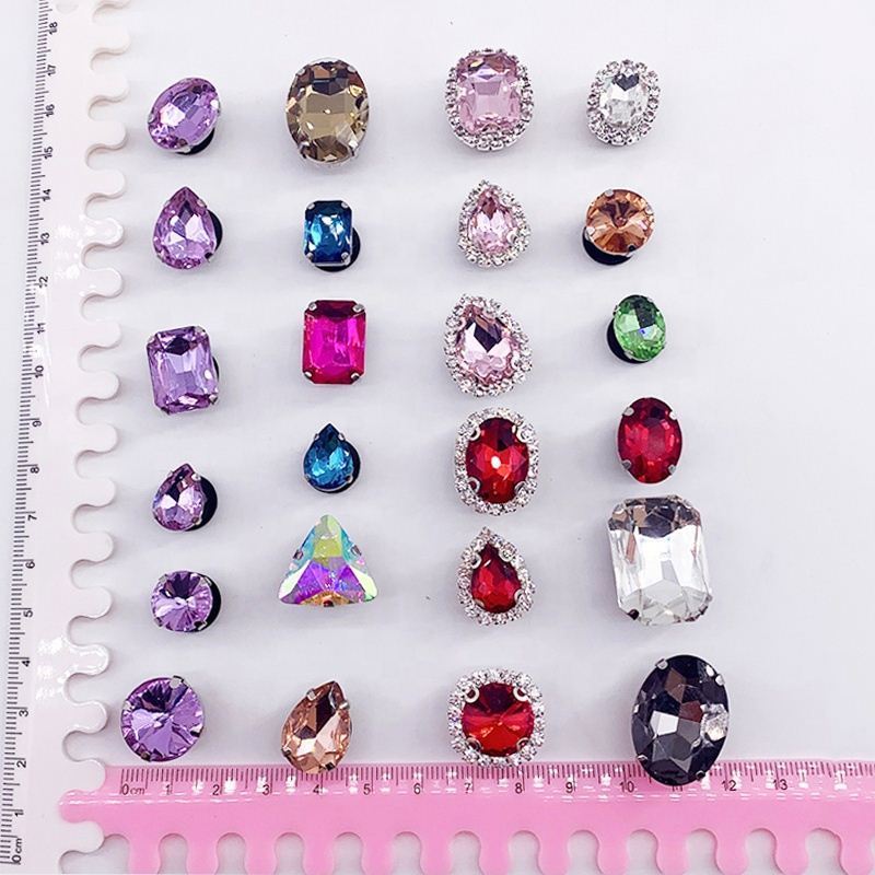 Wholesale Shoes Flower Charm Christmas Halloween Decoration Charm Quirky Cute Shoe Accessories Garden Shoe Rhinestone Buckle