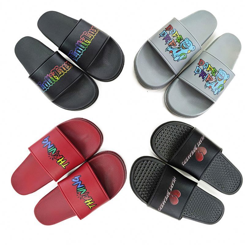 Supplier Slipper Slide Exclusive Technical Custom Logo Sandal Shoes Slip On Sandals Sublimation