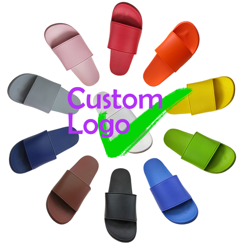 Indonesia Slides Manufacturers Women Classic Slippers 3D Slide Logo Shoes Indoor Soft Girl With Bows Plastic Lock Pvc Sport