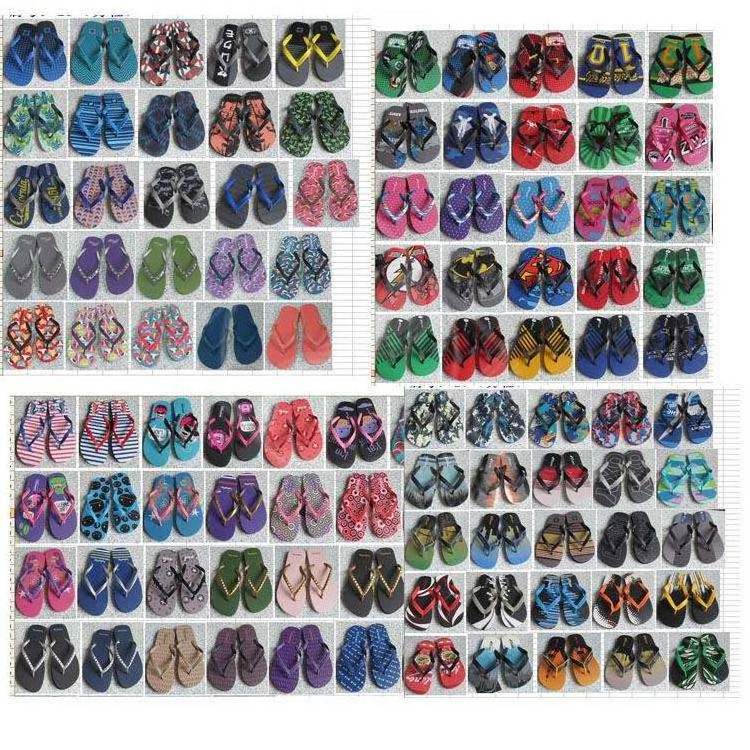 Sandals Decor Wholesale Flip Flops Accessories With Rhinestones For Beach Sublimation Women Flop Men Colorful Plastic Slipper