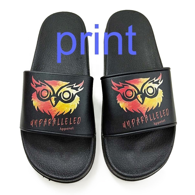 Pu Soft Rubber Slippers Sliding Window Strip Logo Custom High Quality Summer Sandal Slide Design Men Slides Design Men Myseker