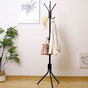 Modern European Easy Assemble Metal Tree Shaped Standing Coat Rack Clothes Hat Hanger