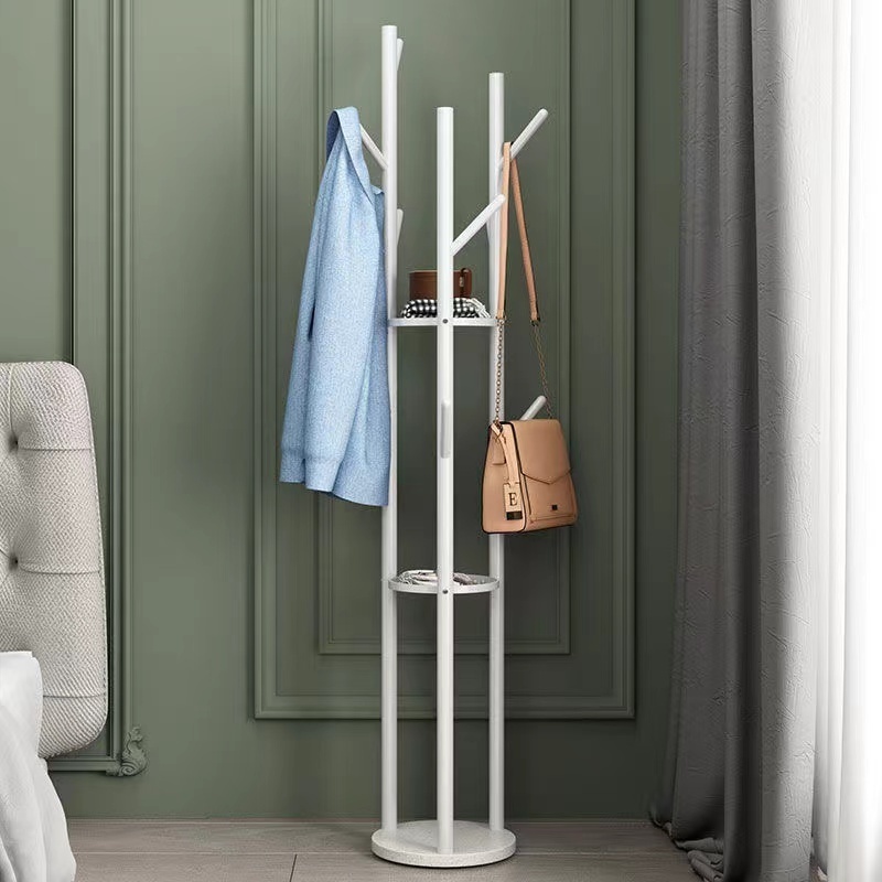 Free Standing Coat Rack Marble Base Clothes Stand Hat And Coat Rack For Hallway Umbrella Stand