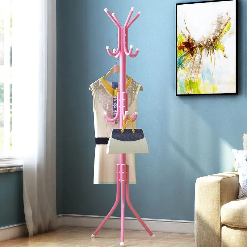 Hot Sell Bedroom Metal Stable coat rack stand Tree Hat Clothes Metal Coat Hanger Stand Garment Rack