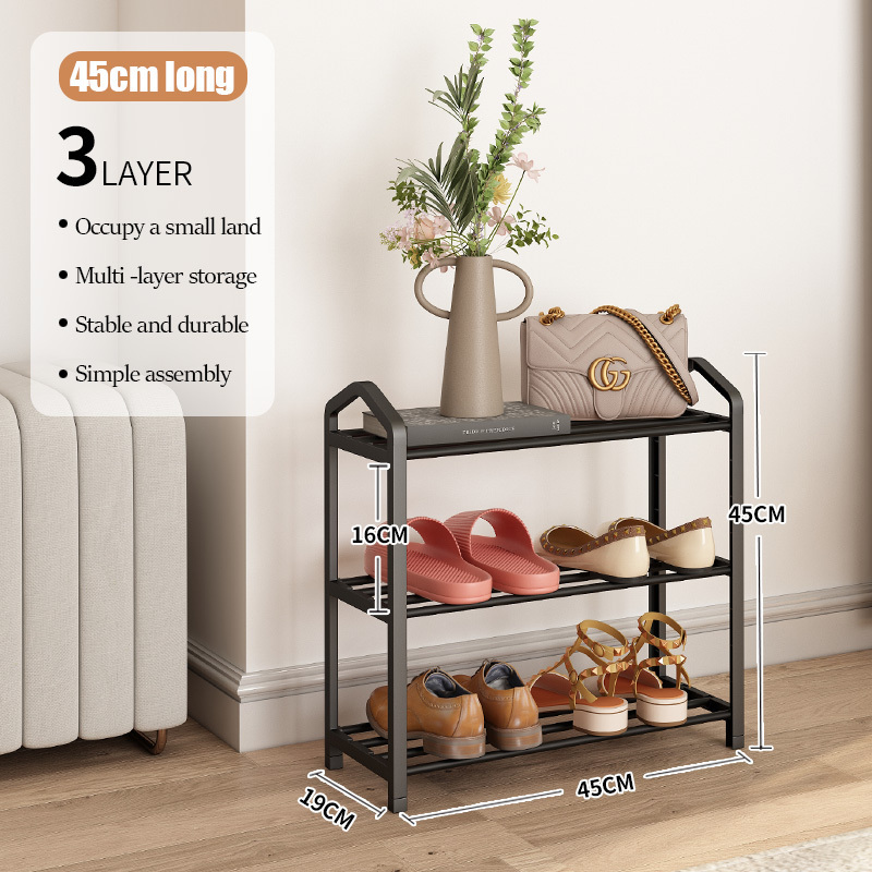 3 Tier Entryway Corner Modern Shoe Rack Storage Shoe Organizer For Home