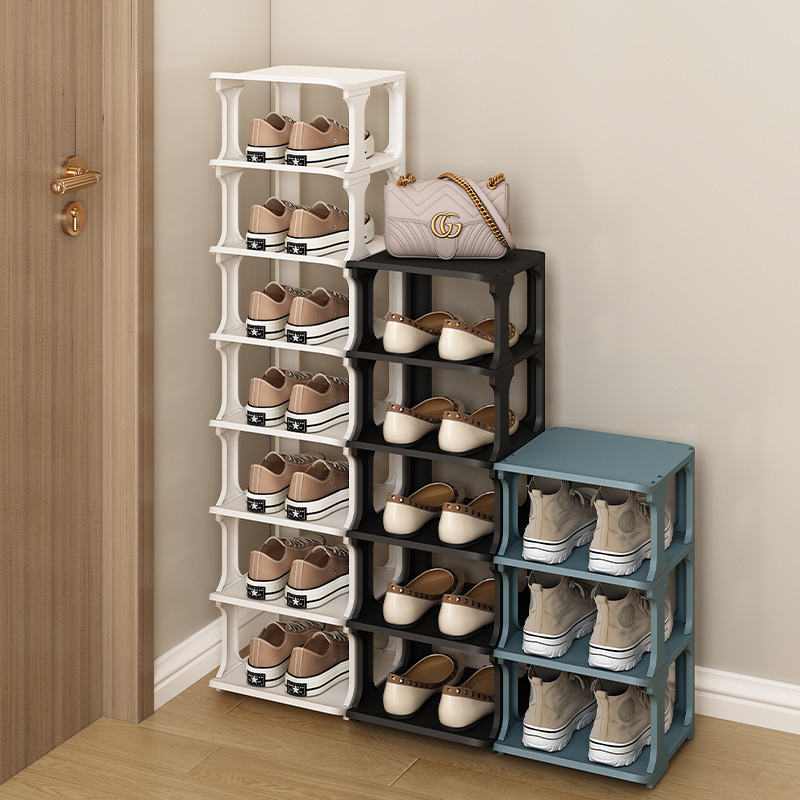 Hot Sale Diy Plastic Shoe Rack Organizer Narrow Shoe Racks For Home