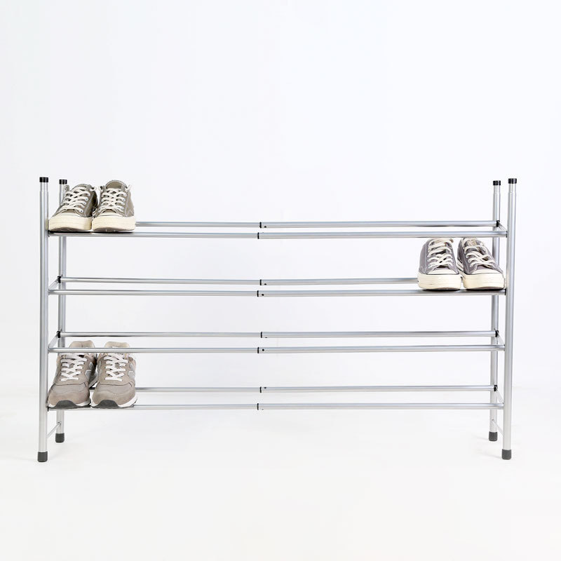 4 Tier Low Price Extendable Shoe Rack Metal Shoe Shelf Shoe Rack For Sale