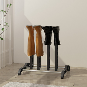 Black Metal Boot Rack  Shoe Rack Boot Stand For Dorm Room